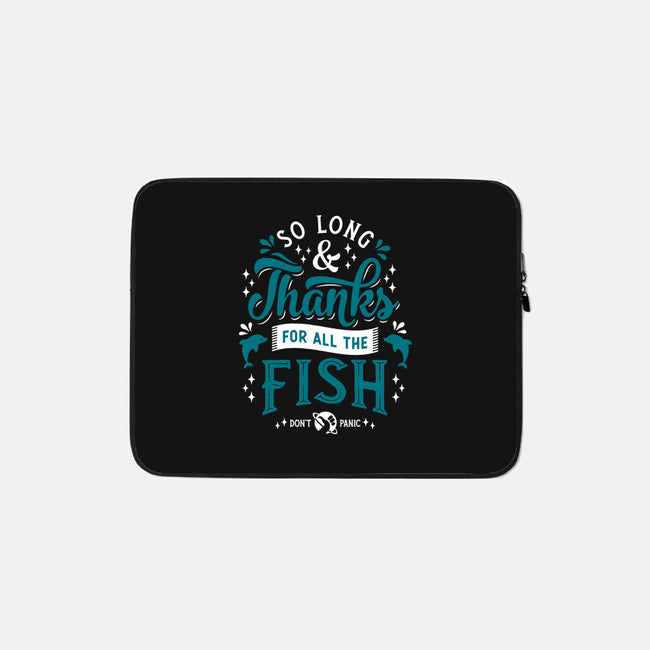 So Long and Thanks!-none zippered laptop sleeve-Nemons