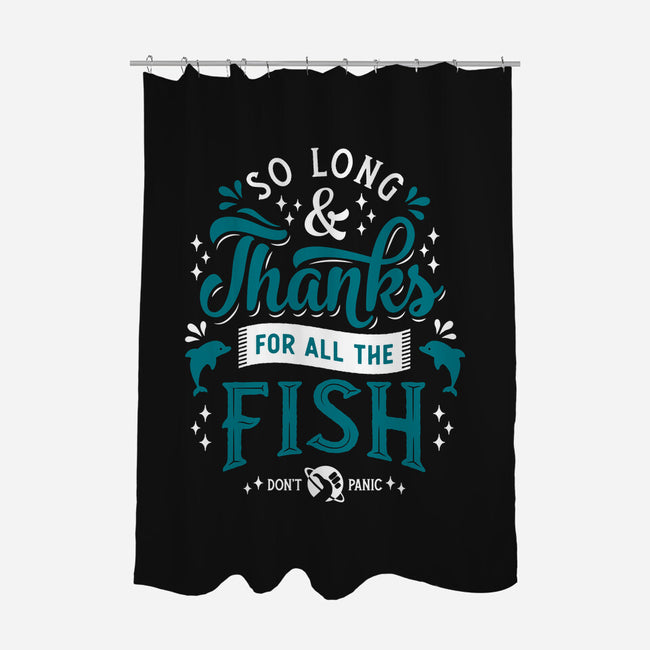 So Long and Thanks!-none polyester shower curtain-Nemons