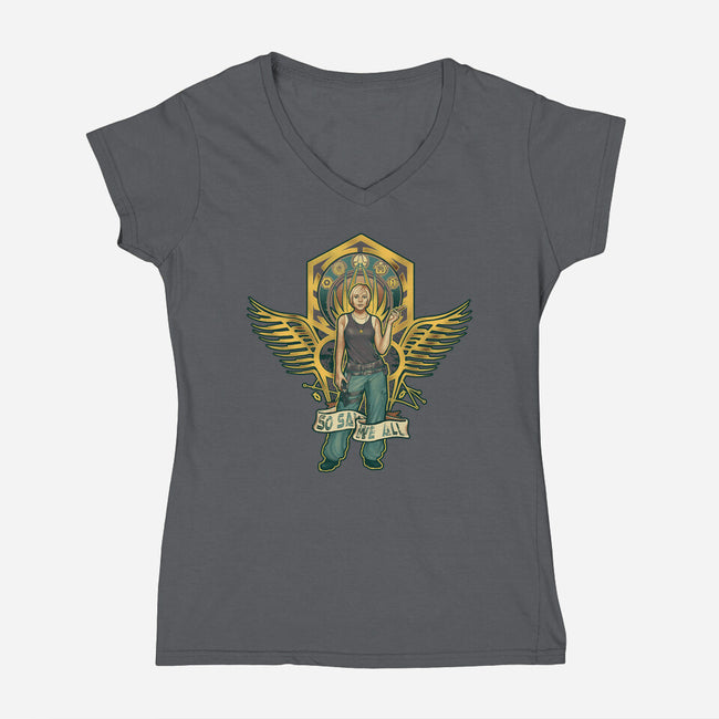 So Say We All-womens v-neck tee-MeganLara