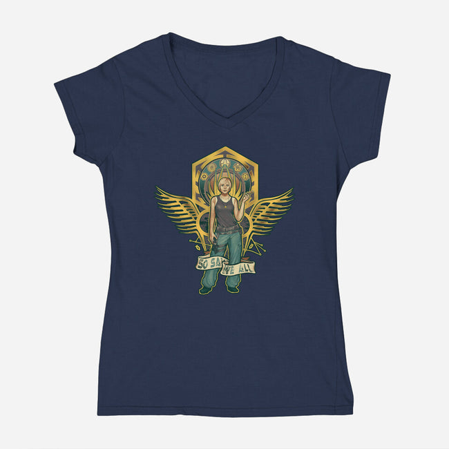 So Say We All-womens v-neck tee-MeganLara