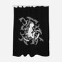 Soaring Crow-none polyester shower curtain-TerminalNerd