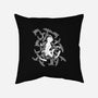 Soaring Crow-none removable cover w insert throw pillow-TerminalNerd