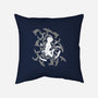 Soaring Crow-none removable cover w insert throw pillow-TerminalNerd
