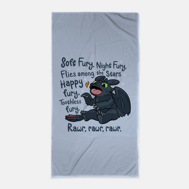 Soft Fury-none beach towel-RebelArt
