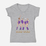 Solid Gold-womens v-neck tee-Diana Roberts