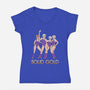 Solid Gold-womens v-neck tee-Diana Roberts