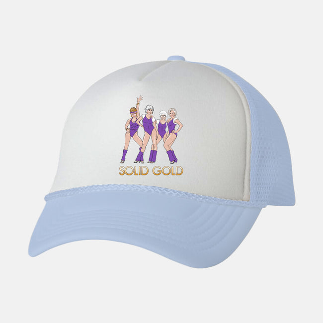 Solid Gold-unisex trucker hat-Diana Roberts