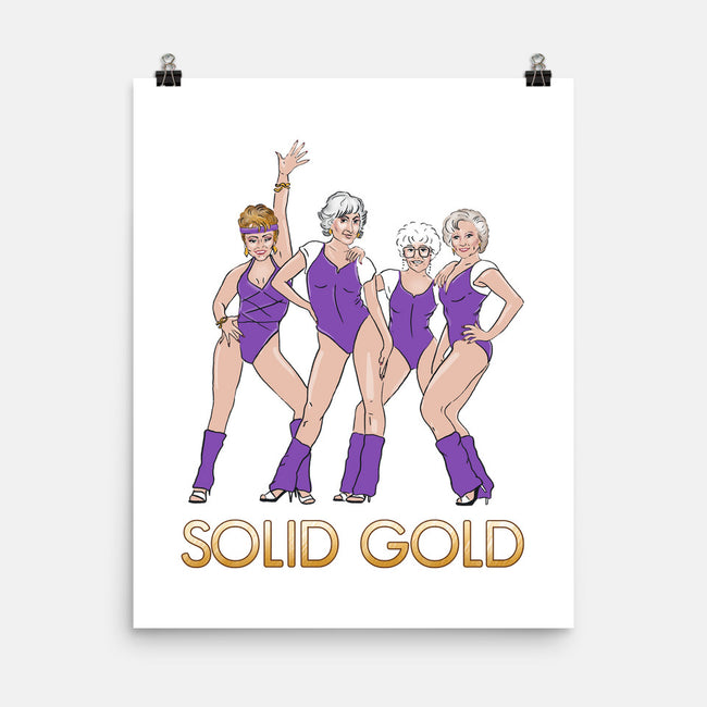 Solid Gold-none matte poster-Diana Roberts