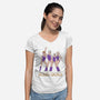 Solid Gold-womens v-neck tee-Diana Roberts
