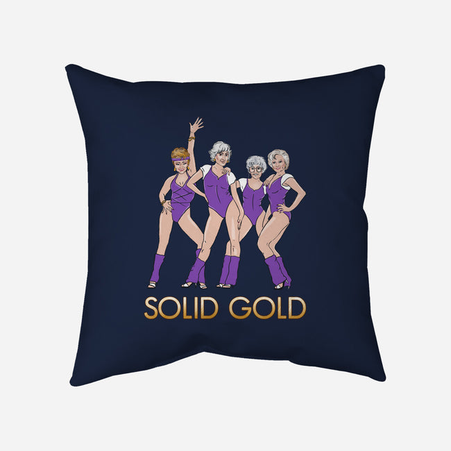 Solid Gold-none removable cover w insert throw pillow-Diana Roberts