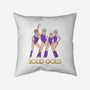 Solid Gold-none removable cover throw pillow-Diana Roberts