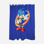Sonic Sass-none polyester shower curtain-amorias