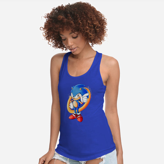 Sonic Sass-womens racerback tank-amorias