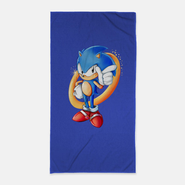 Sonic Sass-none beach towel-amorias