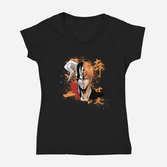 Soul Reaper-womens v-neck tee-Valeocchiblu
