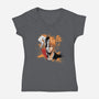 Soul Reaper-womens v-neck tee-Valeocchiblu