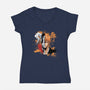 Soul Reaper-womens v-neck tee-Valeocchiblu