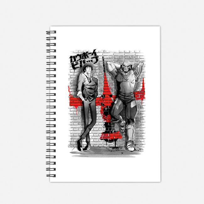 Space Bounty Hunters-none dot grid notebook-DrMonekers