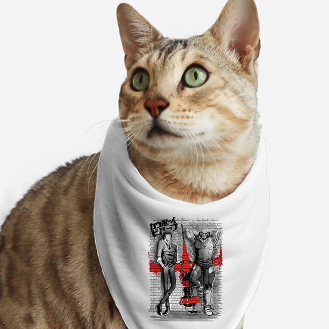 Space Bounty Hunters-cat bandana pet collar-DrMonekers