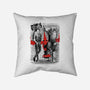 Space Bounty Hunters-none removable cover w insert throw pillow-DrMonekers