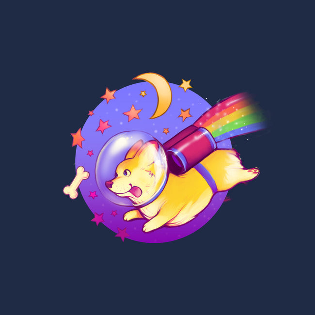 Space Corgi-womens v-neck tee-MeganLara