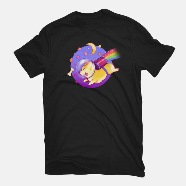 Space Corgi-unisex basic tee-MeganLara