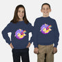 Space Corgi-youth crew neck sweatshirt-MeganLara