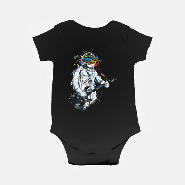 Space Guitar-baby basic onesie-kharmazero