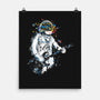 Space Guitar-none matte poster-kharmazero