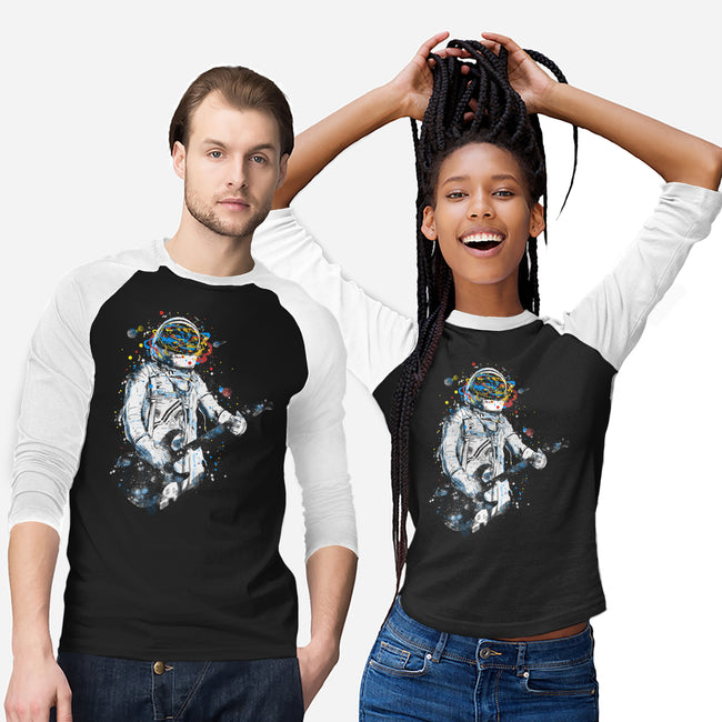 Space Guitar-unisex baseball tee-kharmazero