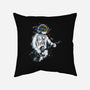 Space Guitar-none removable cover w insert throw pillow-kharmazero