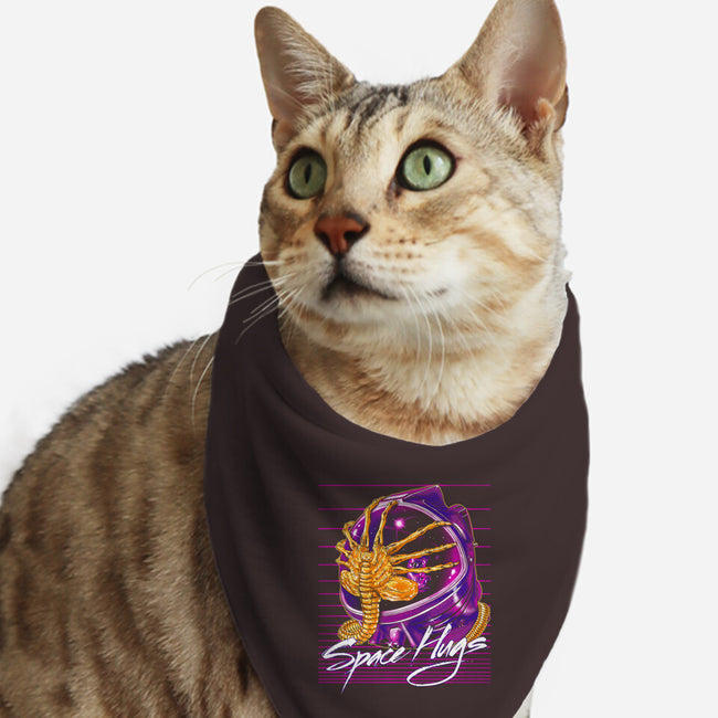 Space Hugs-cat bandana pet collar-zerobriant