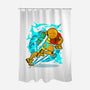 Space Huntress-none polyester shower curtain-lucassilva
