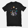 Space Juggler-unisex basic tee-SokolSelmani