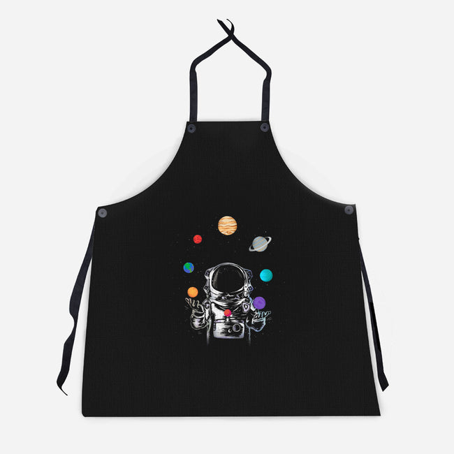 Space Juggler-unisex kitchen apron-SokolSelmani
