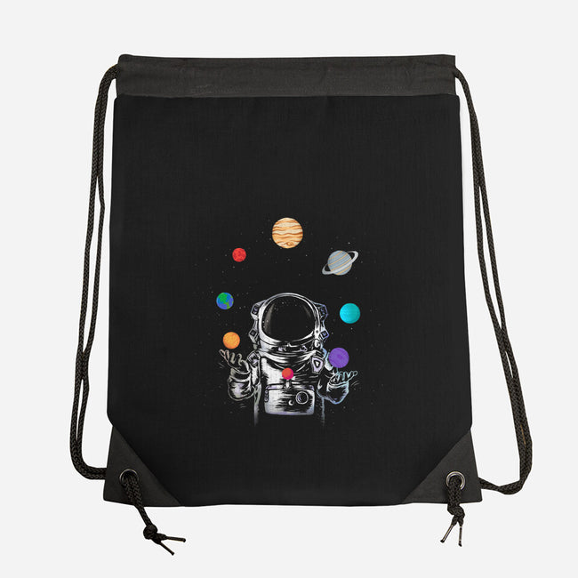 Space Juggler-none drawstring bag-SokolSelmani