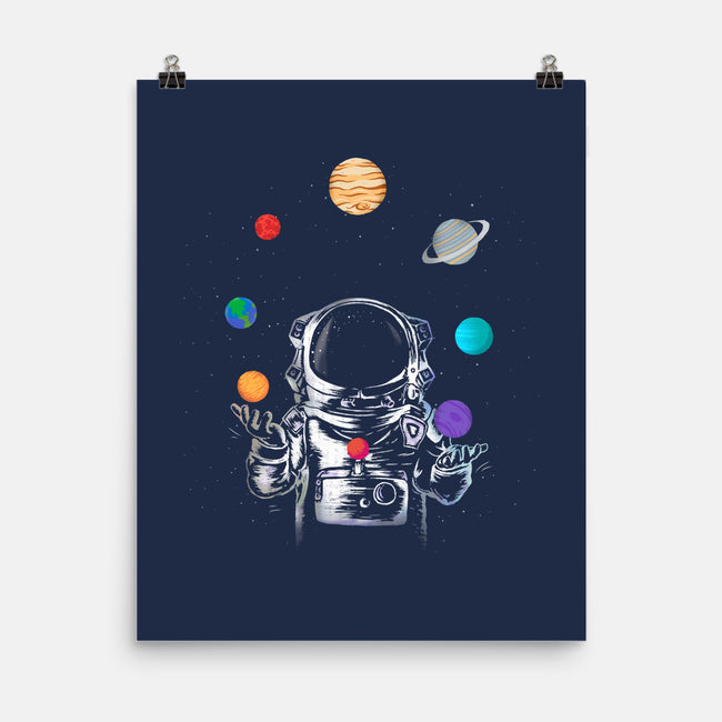 Space Juggler-none matte poster-SokolSelmani