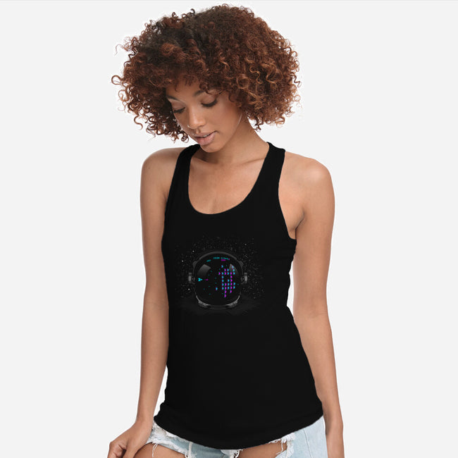 Space Martians-womens racerback tank-albertocubatas