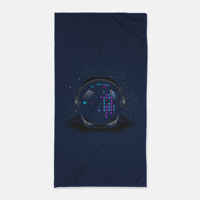 Space Martians-none beach towel-albertocubatas