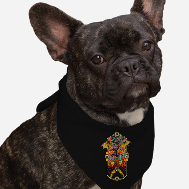 Space Pirate Showdown-dog bandana pet collar-Melee_Ninja