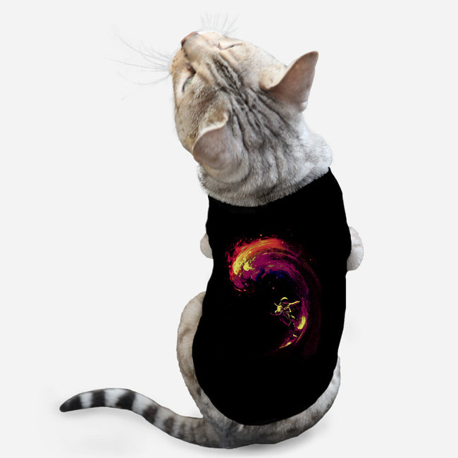 Space Surfing-cat basic pet tank-nicebleed