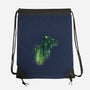 Space Tiger-none drawstring bag-dandingeroz