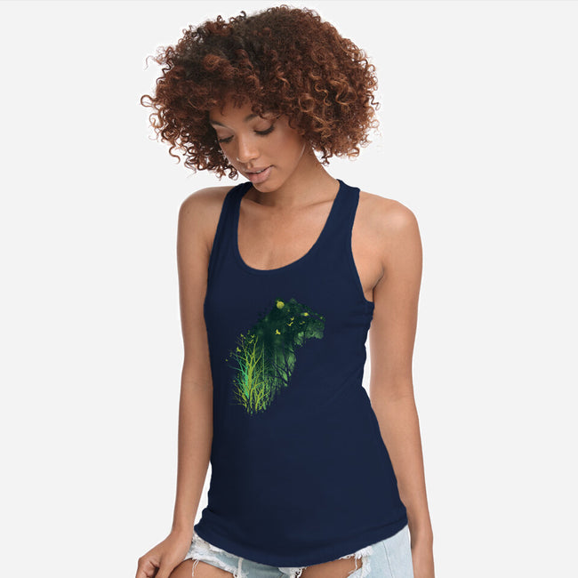 Space Tiger-womens racerback tank-dandingeroz