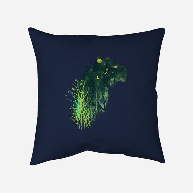 Space Tiger-none removable cover throw pillow-dandingeroz