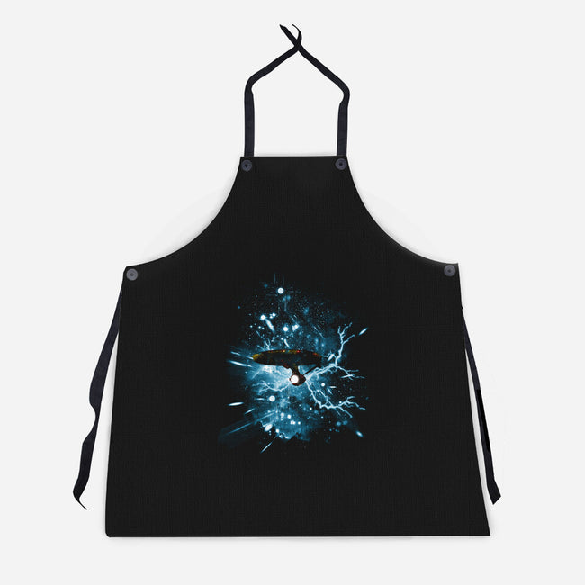 Space Trap-unisex kitchen apron-Kharmazero