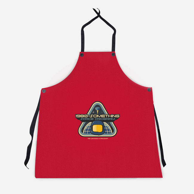 SPACESHIP!-unisex kitchen apron-chocopants