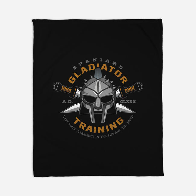 Spaniard Gladiator Training-none fleece blanket-RyanAstle