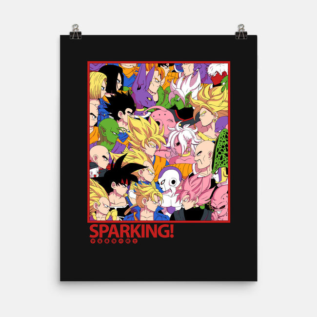 Sparking!-none matte poster-osmarescoto