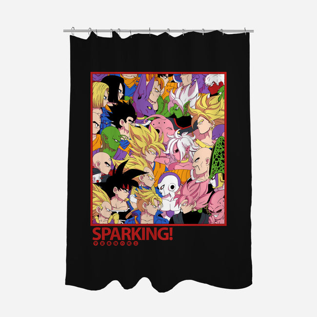 Sparking!-none polyester shower curtain-osmarescoto