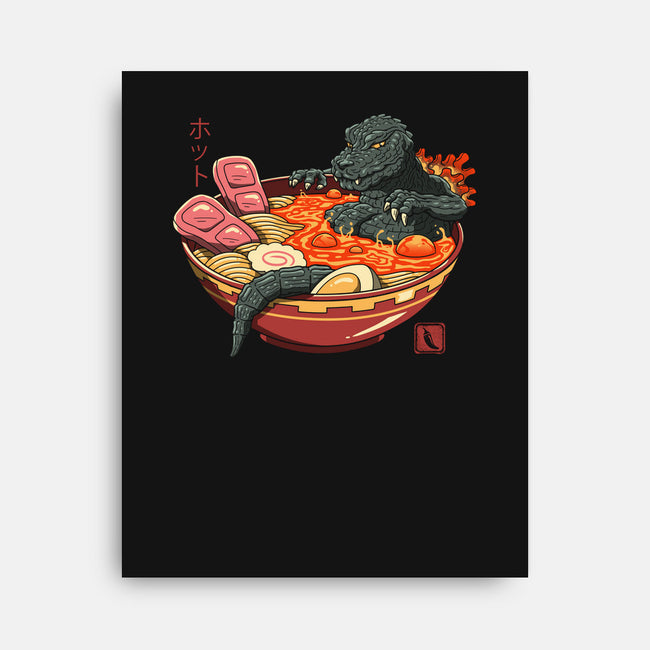 Spicy Lava Ramen King-none stretched canvas-vp021